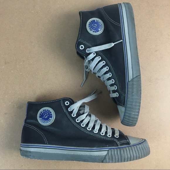 pf flyers black high top